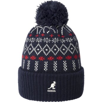 Шапка помпон тъмносин Holiday Dk Blue от Kangol
