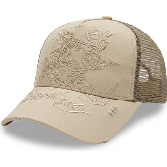 Шапка извита тракер каки снапбек Outline от Ed Hardy