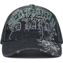 shapka-izvita-cherna-reguliruem-distressed-floral-gothic-ot-ed-hardy