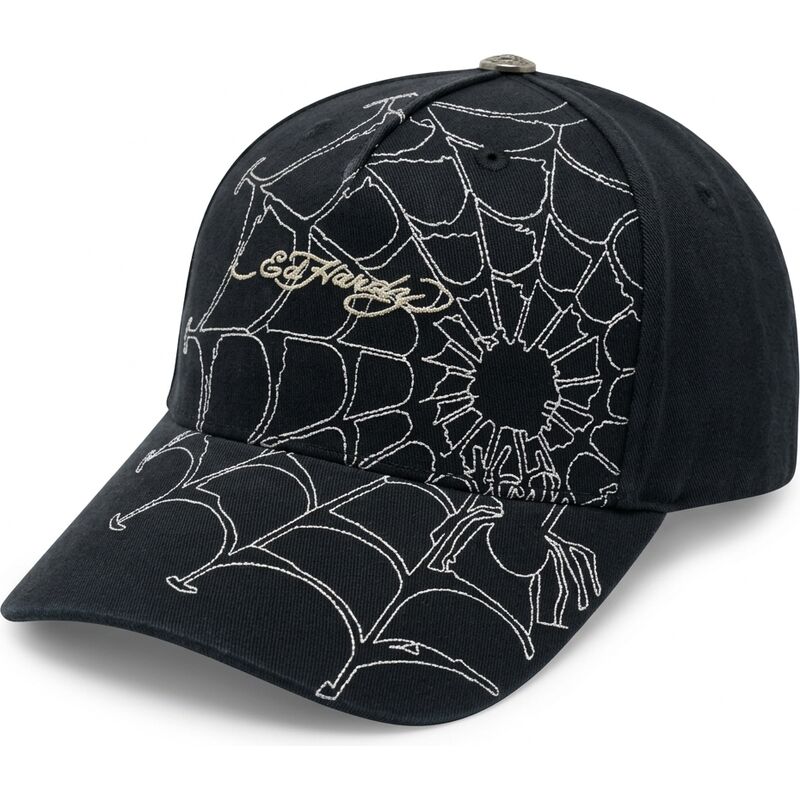 shapka-izvita-cherna-reguliruem-spiderweb-ot-ed-hardy