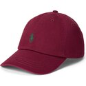 shapka-izvita-chervena-reguliruem-cotton-chino-classic-sport-ot-polo-ralph-lauren