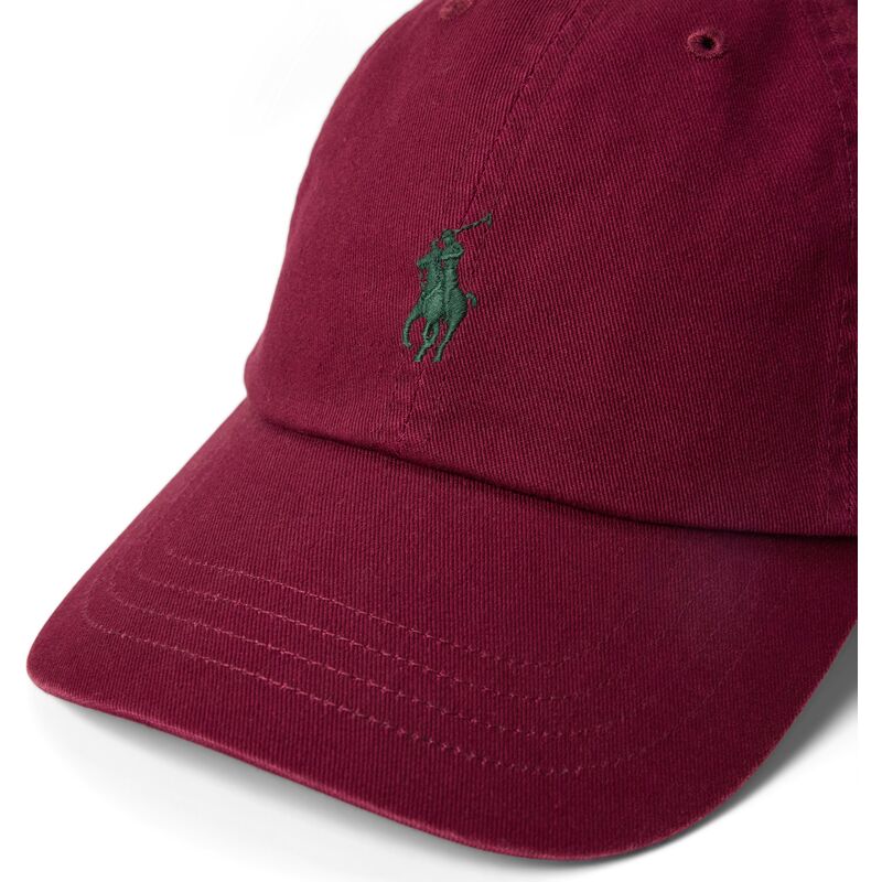 shapka-izvita-chervena-reguliruem-cotton-chino-classic-sport-ot-polo-ralph-lauren