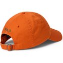 shapka-izvita-oranzhev-reguliruem-cotton-chino-classic-sport-ot-polo-ralph-lauren