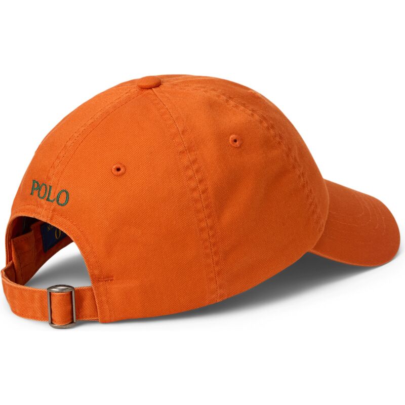 shapka-izvita-oranzhev-reguliruem-cotton-chino-classic-sport-ot-polo-ralph-lauren