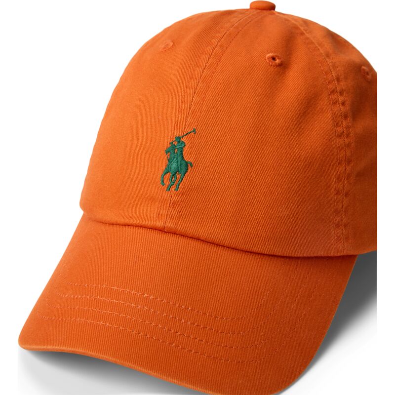 shapka-izvita-oranzhev-reguliruem-cotton-chino-classic-sport-ot-polo-ralph-lauren