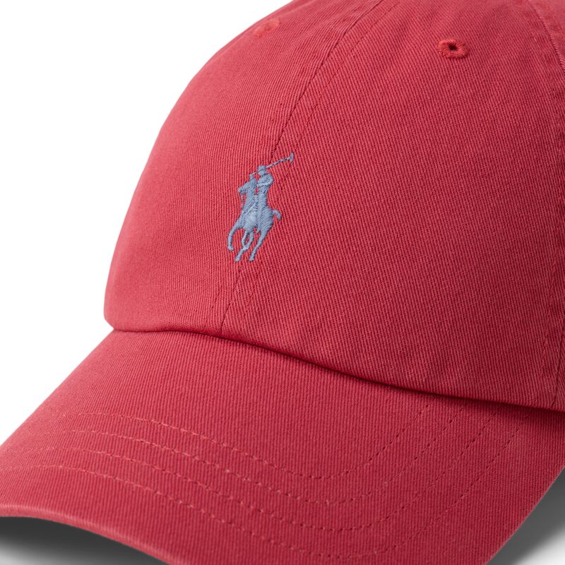 shapka-izvita-chervena-reguliruem-cotton-chino-classic-sport-ot-polo-ralph-lauren