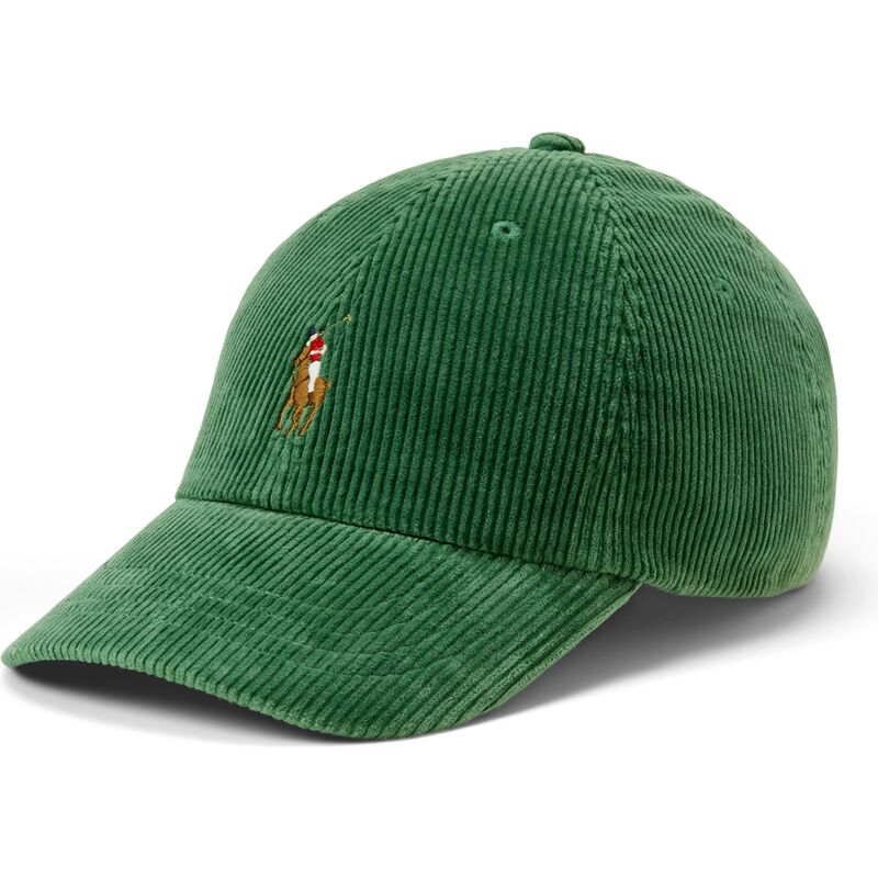 shapka-izvita-zelena-reguliruem-corduroy-ot-polo-ralph-lauren shapka-izvita-zelena-reguliruem-corduroy-ot-polo-ralph-lauren