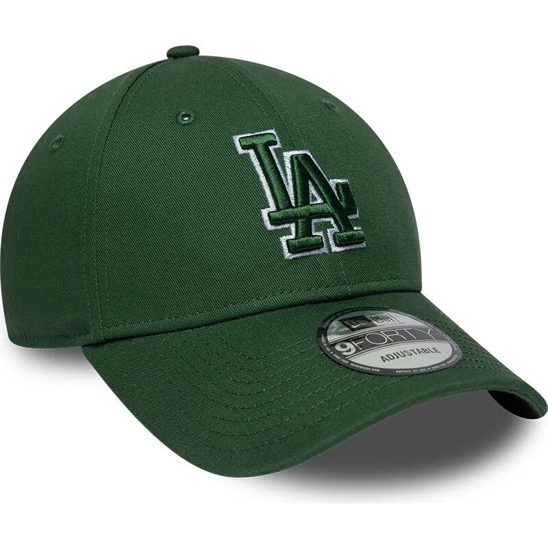 shapka-izvita-zelena-reguliruem-9forty-team-outline-na-los-angeles-dodgers-mlb-ot-new-era