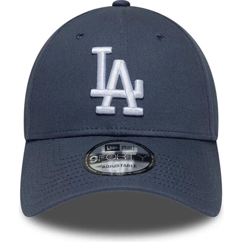 shapka-izvita-siv-reguliruem-9forty-league-essential-na-los-angeles-dodgers-mlb-ot-new-era