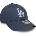shapka-izvita-siv-reguliruem-9forty-league-essential-na-los-angeles-dodgers-mlb-ot-new-era