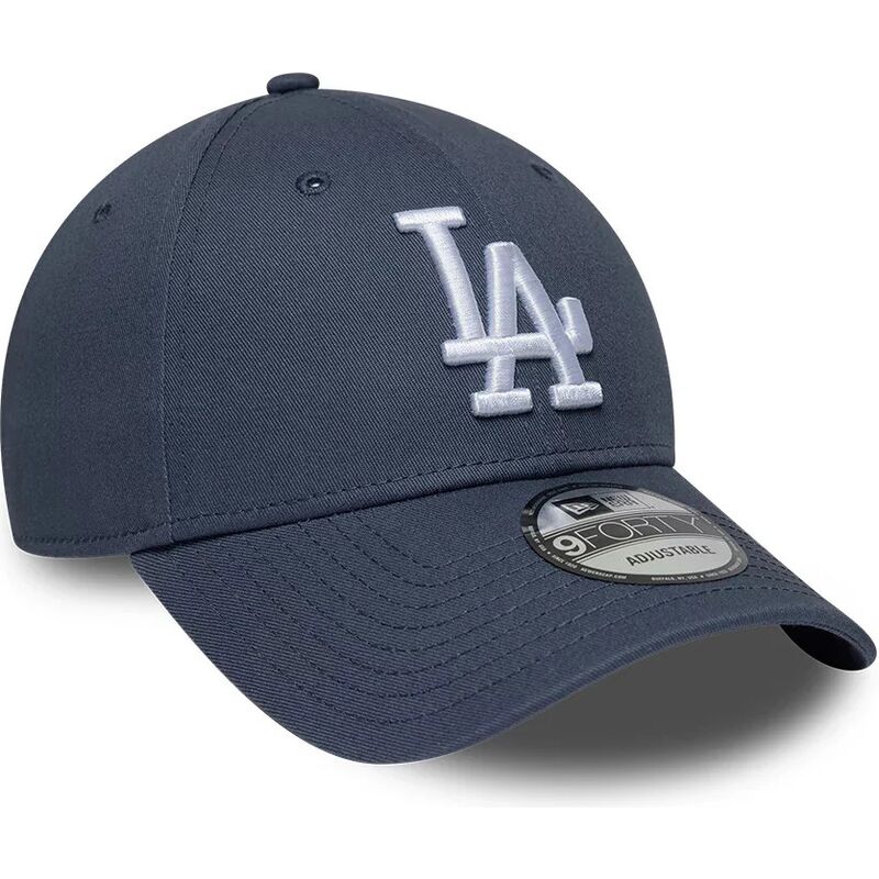 shapka-izvita-siv-reguliruem-9forty-league-essential-na-los-angeles-dodgers-mlb-ot-new-era