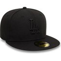 shapka-ploska-cherna-prilepnala-59fifty-league-essential-na-los-angeles-dodgers-mlb-ot-new-era