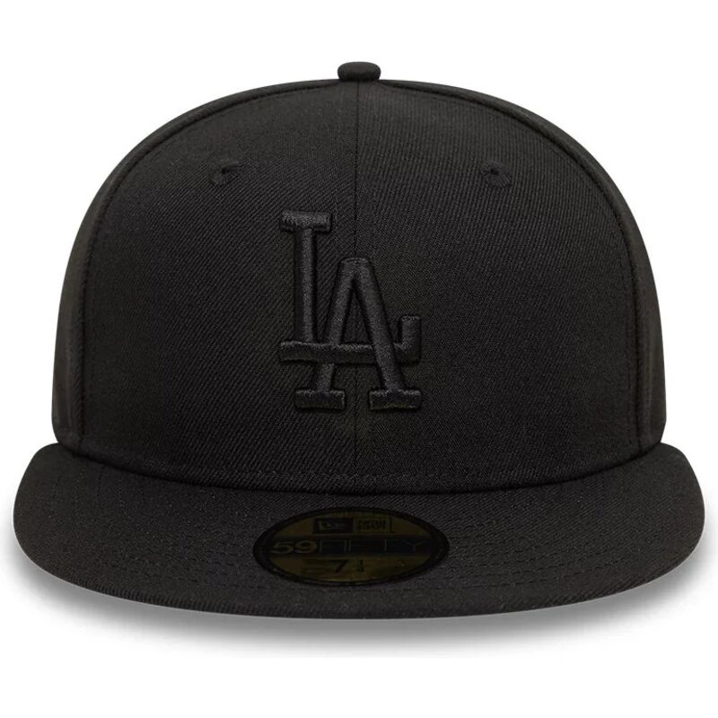 shapka-ploska-cherna-prilepnala-59fifty-league-essential-na-los-angeles-dodgers-mlb-ot-new-era