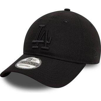 Шапка извита черна регулируем 9TWENTY League Essential на Los Angeles Dodgers MLB от New Era