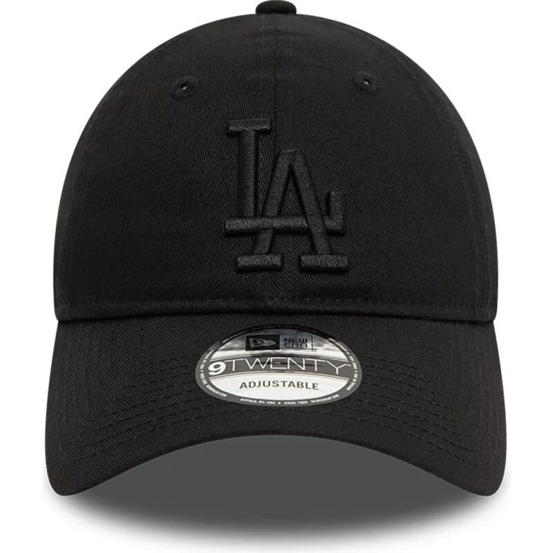 shapka-izvita-cherna-reguliruem-9twenty-league-essential-na-los-angeles-dodgers-mlb-ot-new-era