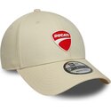 shapka-izvita-bezhov-reguliruem-9forty-core-na-ducati-motor-motogp-ot-new-era