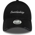 shapka-izvita-cherna-reguliruem-9twenty-slogan-overthinking-ot-new-era