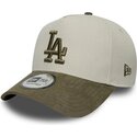 shapka-izvita-zelena-snapbek-9forty-e-frame-suede-visor-na-los-angeles-dodgers-mlb-ot-new-era