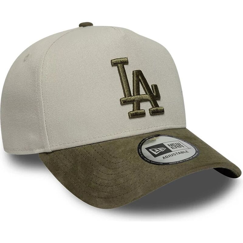 shapka-izvita-zelena-snapbek-9forty-e-frame-suede-visor-na-los-angeles-dodgers-mlb-ot-new-era