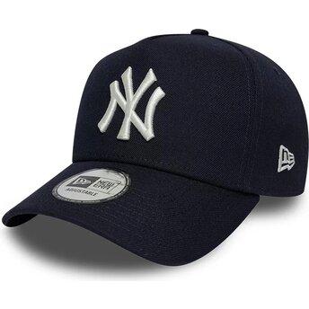 Шапка извита тъмносин снапбек 9FORTY E Frame Mythical Icon на New York Yankees MLB от New Era