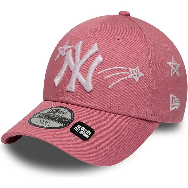 shapka-izvita-roza-reguliruem-za-deca-9forty-space-na-new-york-yankees-mlb-ot-new-era