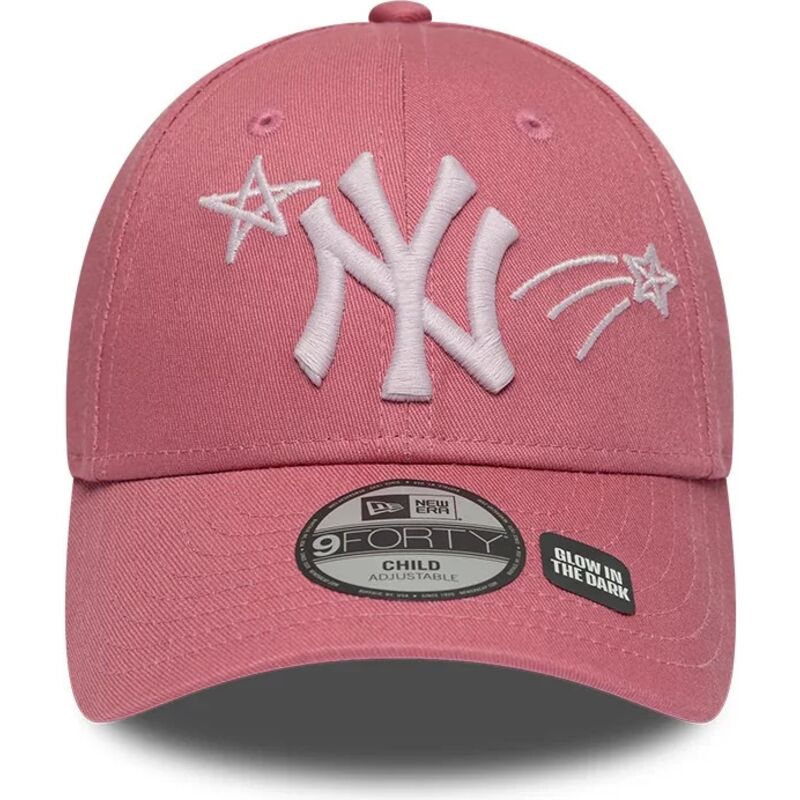shapka-izvita-roza-reguliruem-za-deca-9forty-space-na-new-york-yankees-mlb-ot-new-era