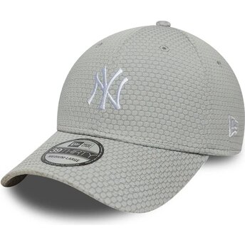 Шапка извита сив прилепнала 39THIRTY Stretch Mesh на New York Yankees MLB от New Era