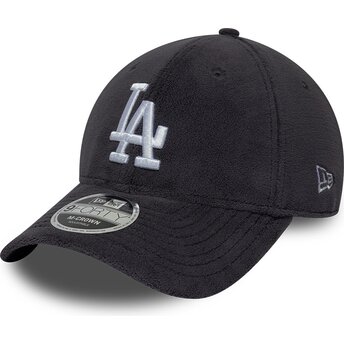 Шапка извита сив снапбек 9FORTY M-Crown Fleece на Los Angeles Dodgers MLB от New Era
