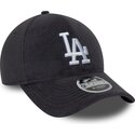 shapka-izvita-siv-snapbek-9forty-m-crown-fleece-na-los-angeles-dodgers-mlb-ot-new-era
