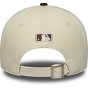 shapka-izvita-bezhov-reguliruem-9forty-m-crown-fabric-mix-na-new-york-yankees-mlb-ot-new-era