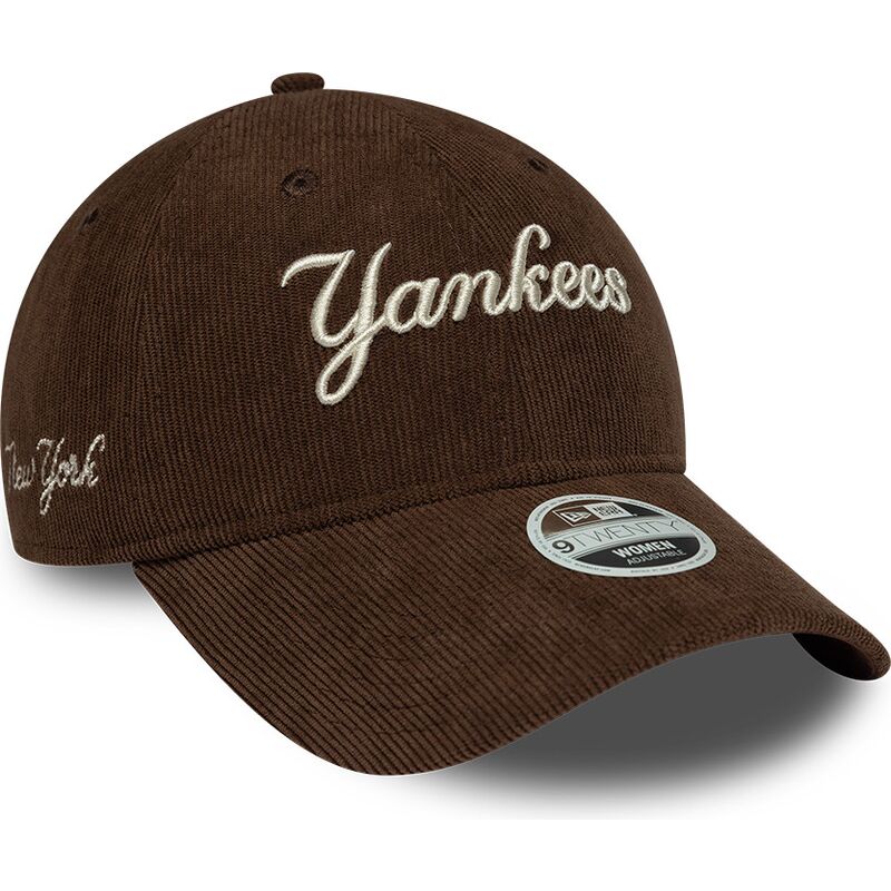 shapka-izvita-kafyav-reguliruem-9twenty-cord-script-na-new-york-yankees-mlb-ot-new-era