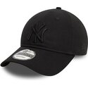 shapka-izvita-cherna-reguliruem-9twenty-league-essential-na-new-york-yankees-mlb-ot-new-era