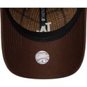 shapka-izvita-kafyav-reguliruem-9twenty-mix-check-na-los-angeles-dodgers-mlb-ot-new-era
