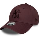 shapka-izvita-chervena-reguliruem-9forty-league-essential-na-new-york-yankees-mlb-ot-new-era