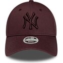 shapka-izvita-chervena-reguliruem-9forty-league-essential-na-new-york-yankees-mlb-ot-new-era