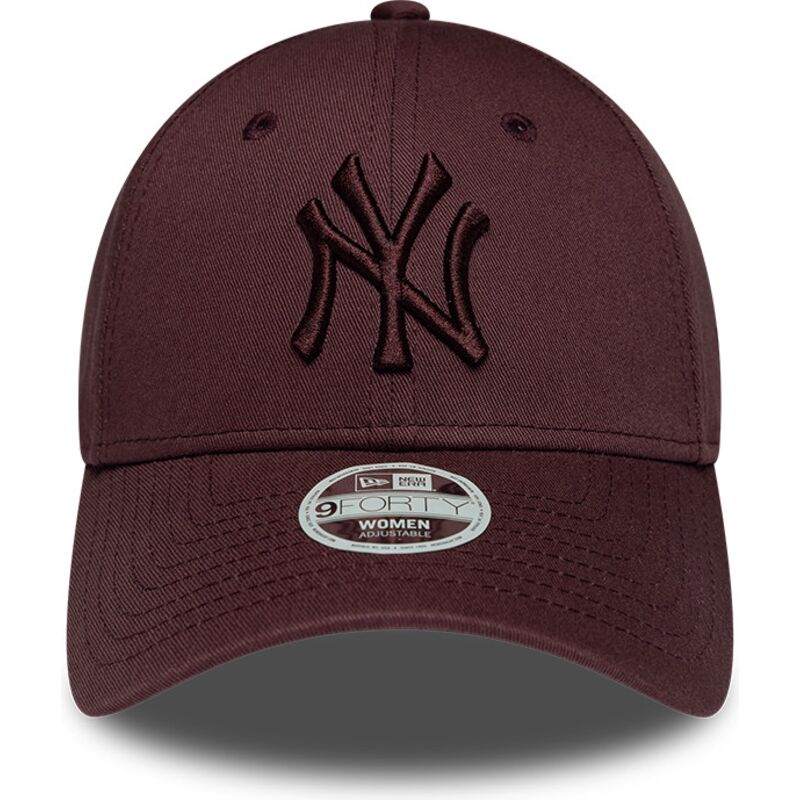shapka-izvita-chervena-reguliruem-9forty-league-essential-na-new-york-yankees-mlb-ot-new-era