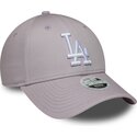 shapka-izvita-violetka-reguliruem-9forty-league-essential-na-los-angeles-dodgers-mlb-ot-new-era