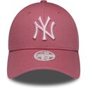 shapka-izvita-roza-reguliruem-9forty-league-essential-cas-na-new-york-yankees-mlb-ot-new-era