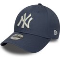 shapka-izvita-sinya-reguliruem-za-deca-9forty-league-essential-na-new-york-yankees-mlb-ot-new-era