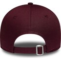 shapka-izvita-chervena-reguliruem-rosa-9forty-metallic-na-los-angeles-dodgers-mlb-ot-new-era