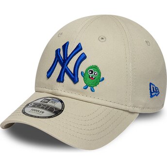 Шапка извита бежов регулируем 9FORTY Monster Icon на New York Yankees MLB от New Era