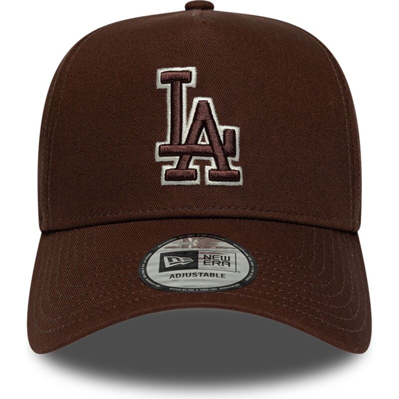 shapka-izvita-kafyav-snapbek-9forty-e-frame-team-outline-na-los-angeles-dodgers-mlb-ot-new-era