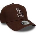 shapka-izvita-kafyav-snapbek-9forty-e-frame-team-outline-na-los-angeles-dodgers-mlb-ot-new-era
