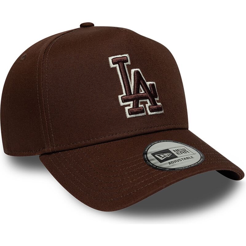 shapka-izvita-kafyav-snapbek-9forty-e-frame-team-outline-na-los-angeles-dodgers-mlb-ot-new-era