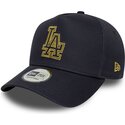 shapka-izvita-tmnosin-snapbek-9forty-dorado-e-frame-metallic-outline-na-los-angeles-dodgers-mlb-ot-new-era
