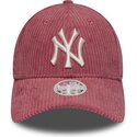 shapka-izvita-roza-reguliruem-9forty-m-crown-chunky-cord-na-new-york-yankees-mlb-ot-new-era