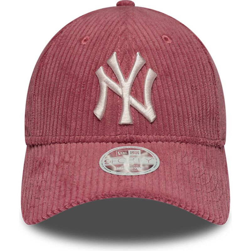 shapka-izvita-roza-reguliruem-9forty-m-crown-chunky-cord-na-new-york-yankees-mlb-ot-new-era