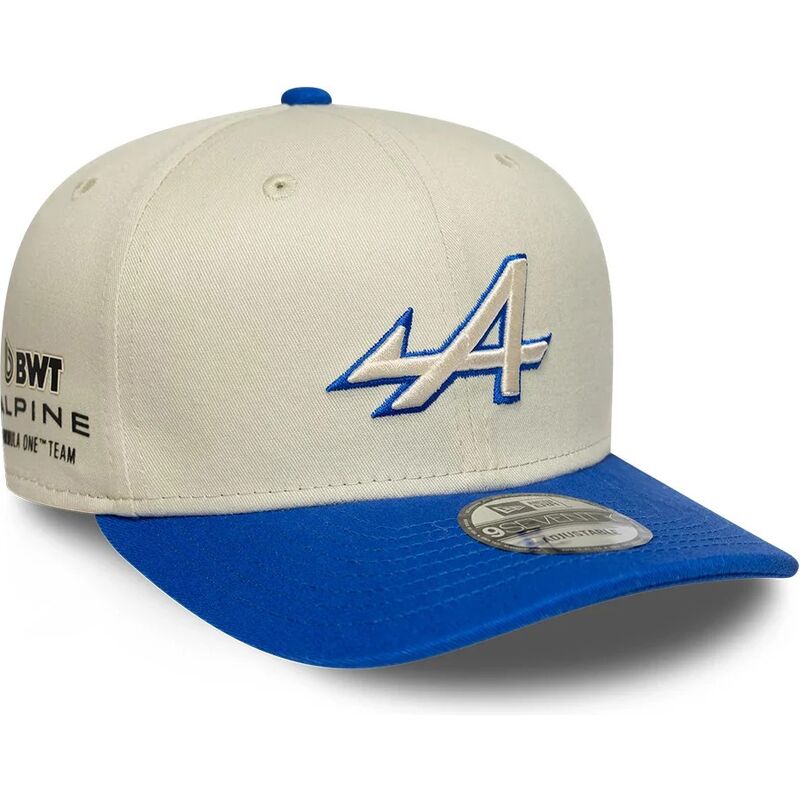 shapka-izvita-bezhov-snapbek-9seventy-stretch-snap-contrast-visor-na-alpine-f1-team-formula-1-ot-new-era