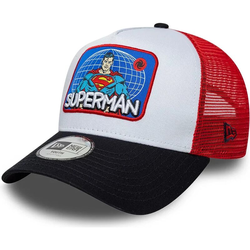 shapka-izvita-traker-mnogocveten-snapbek-za-deca-a-frame-patch-na-superman-dc-comics-ot-new-era