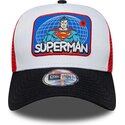 shapka-izvita-traker-mnogocveten-snapbek-za-deca-a-frame-patch-na-superman-dc-comics-ot-new-era